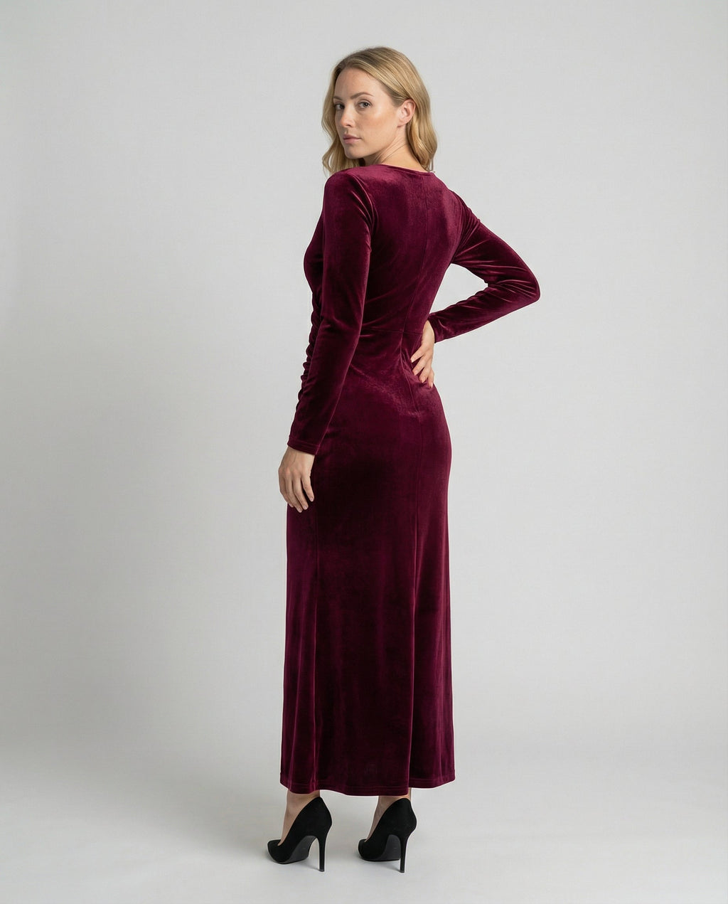 Elegant Velvet Bodycon Dress