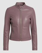 Elegant Leather Jacket Women