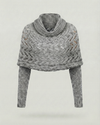 Cozy knitted scarf women