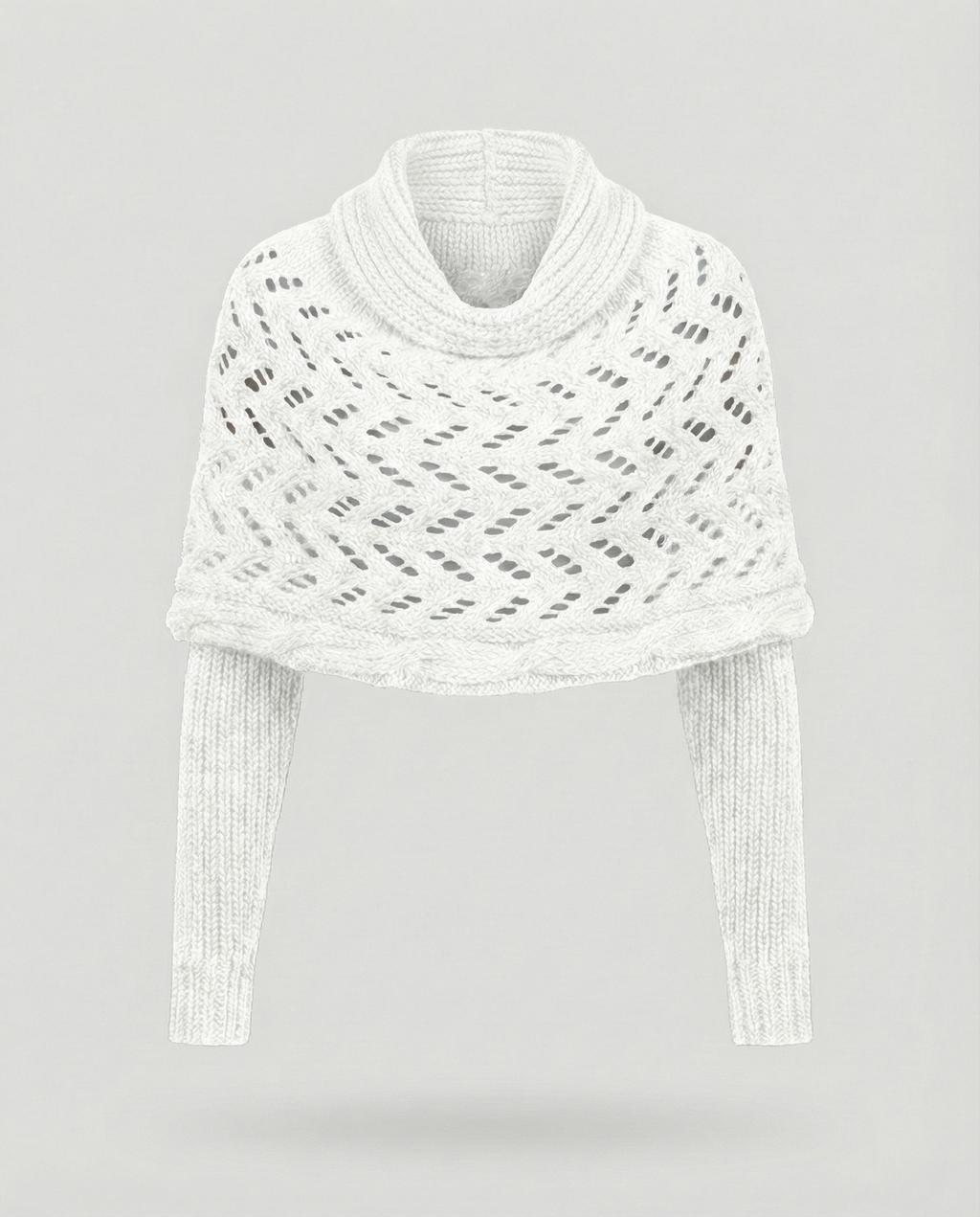 Cozy knitted scarf women