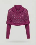 Cozy knitted scarf women