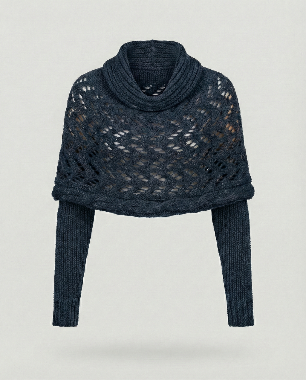 Cozy knitted scarf women