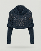 Cozy knitted scarf women