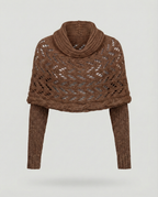 Cozy knitted scarf women