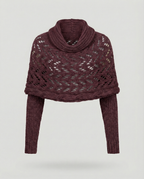 Cozy knitted scarf women