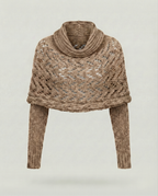 Cozy knitted scarf women