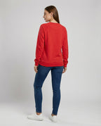 Comfortable Round Neck Sweatshirt Women