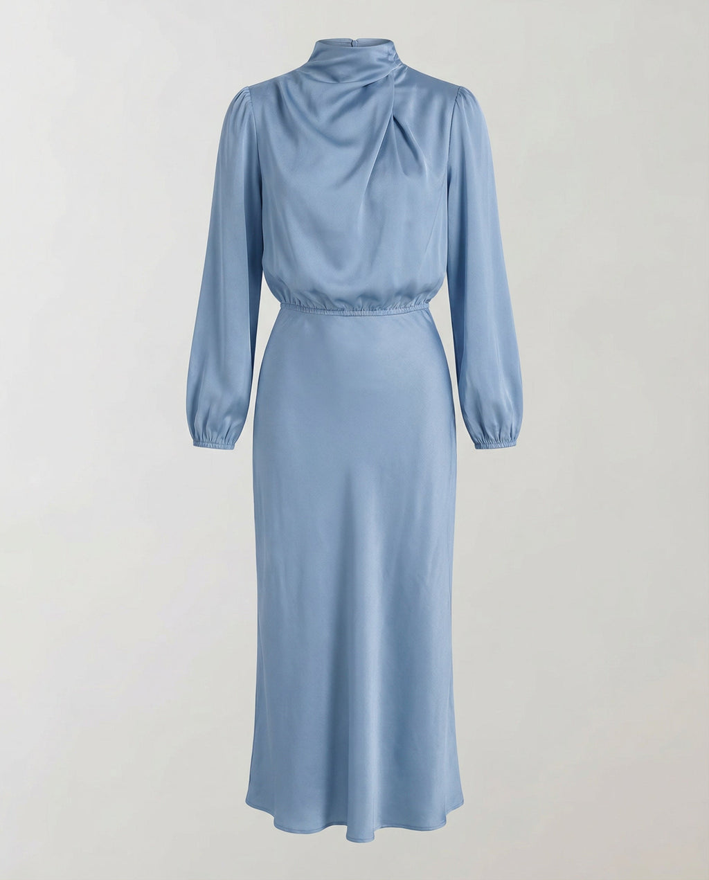 Elegant satin dress women