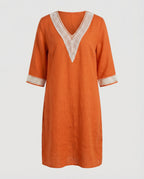 Casual women's cotton dress