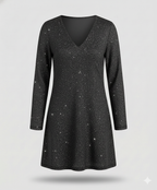 Women's Sequin Dress Long Sleeve