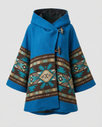 Printed Vintage Coat Women