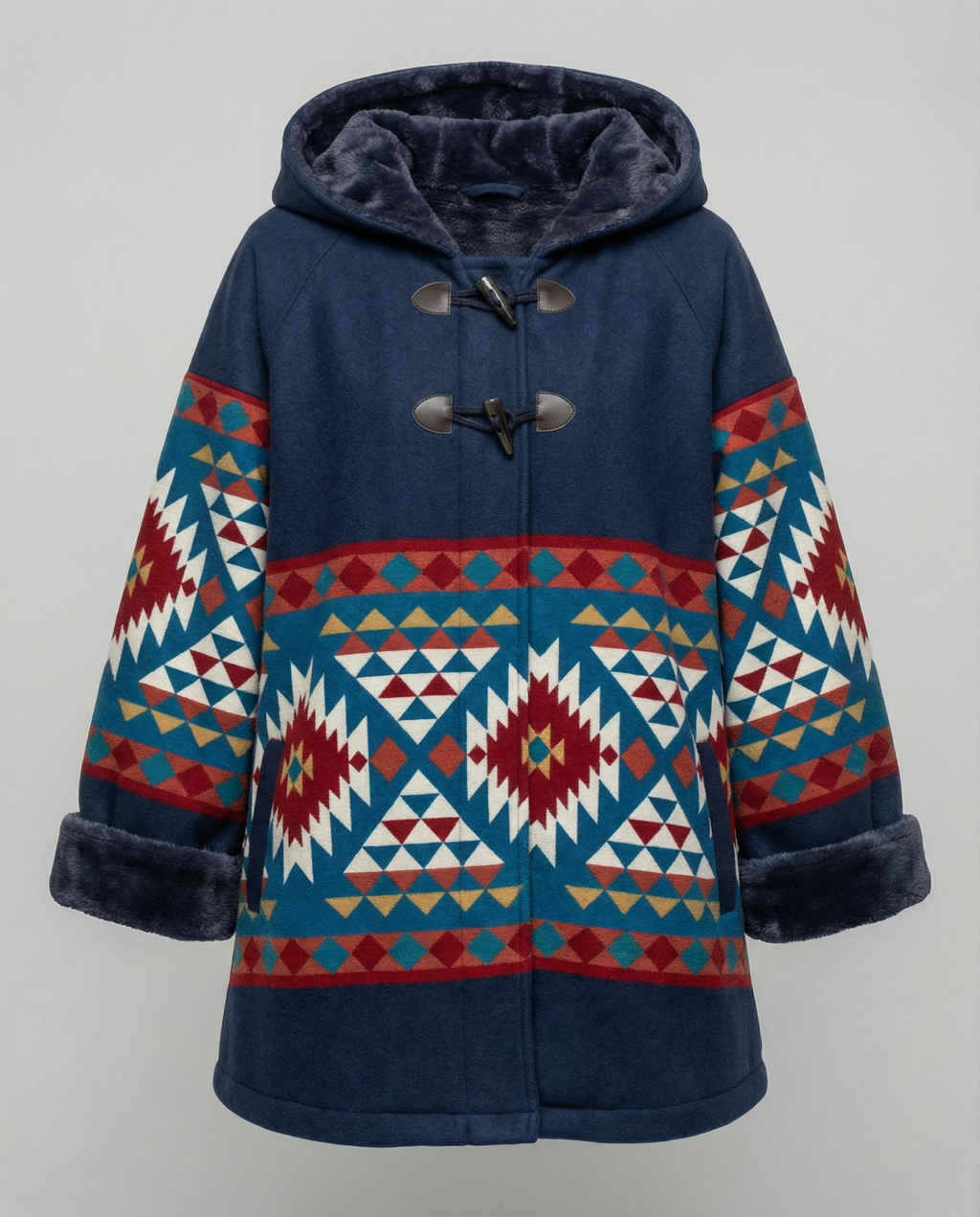 Printed Vintage Coat Women
