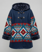 Printed Vintage Coat Women