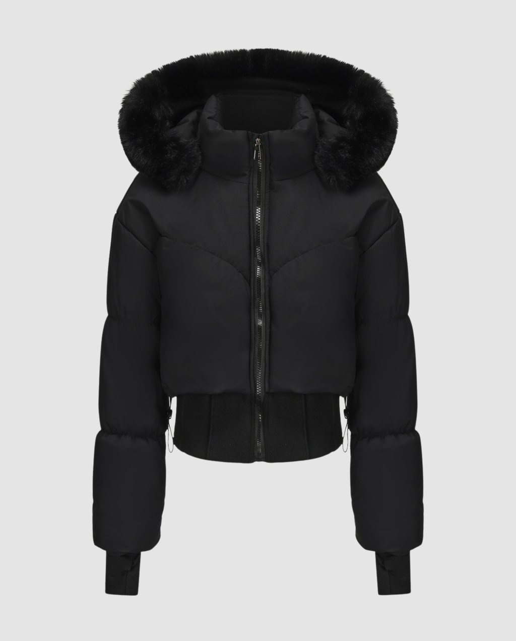 Stylish Warm Cropped Down Jacket Women