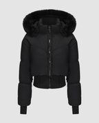 Stylish Warm Cropped Down Jacket Women
