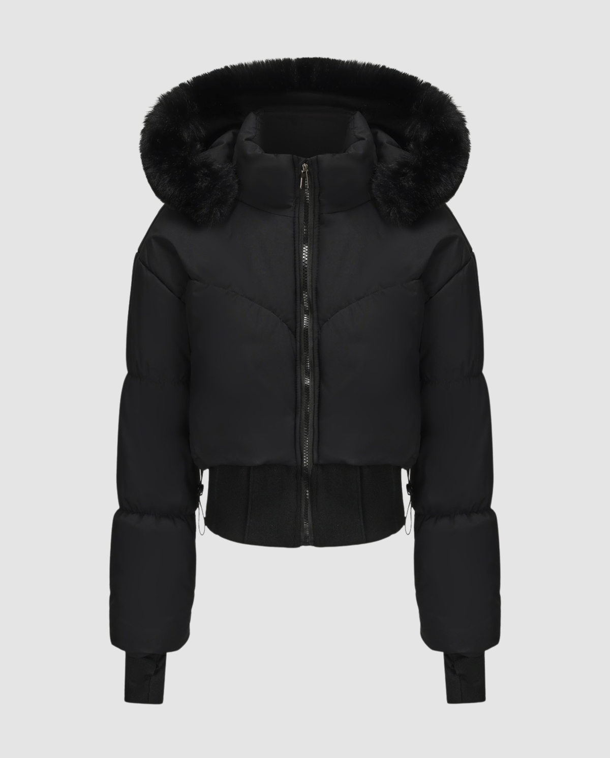 Stylish Warm Cropped Down Jacket Women