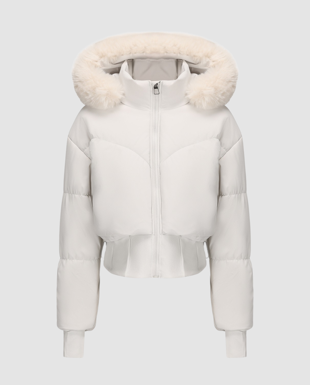 Stylish Warm Cropped Down Jacket Women