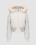 Stylish Warm Cropped Down Jacket Women