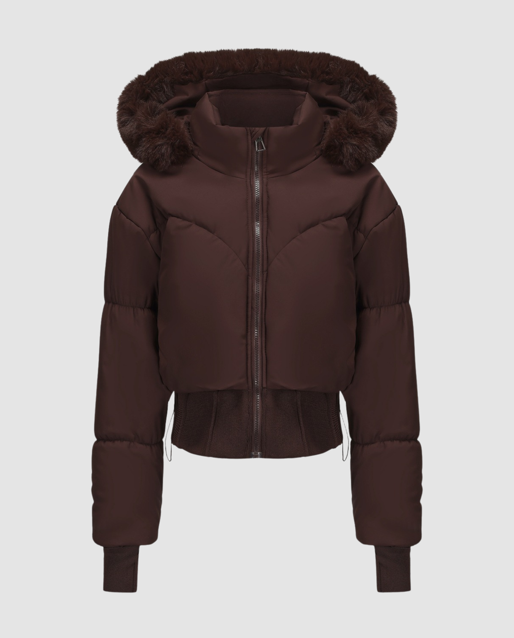 Stylish Warm Cropped Down Jacket Women