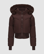 Stylish Warm Cropped Down Jacket Women