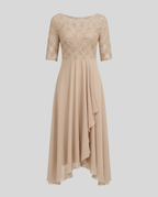 Airy Elegant Midi Dress