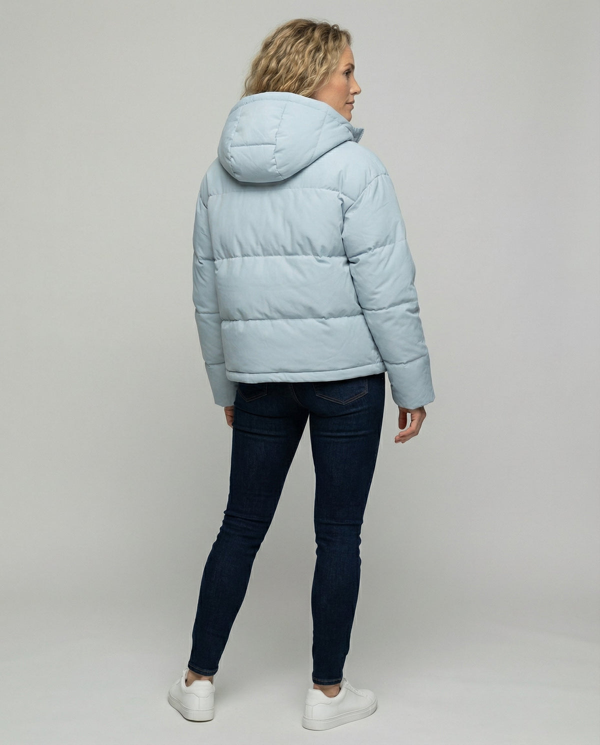 Warm Padded Jacket Hood Women
