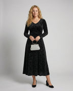 Figure-flattering Flared Dress