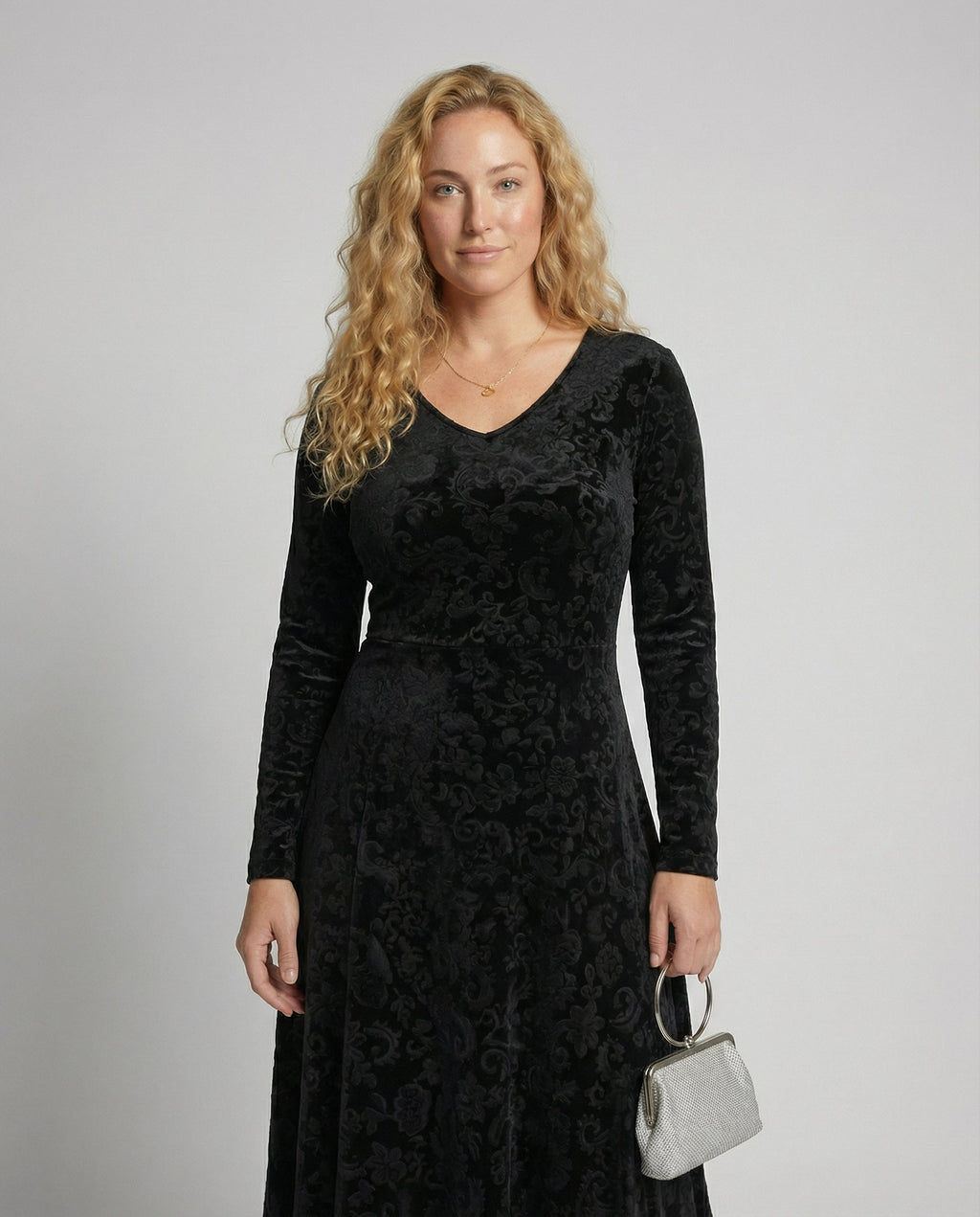 Figure-flattering Flared Dress
