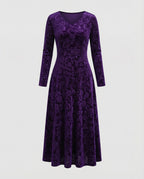Figure-flattering Flared Dress