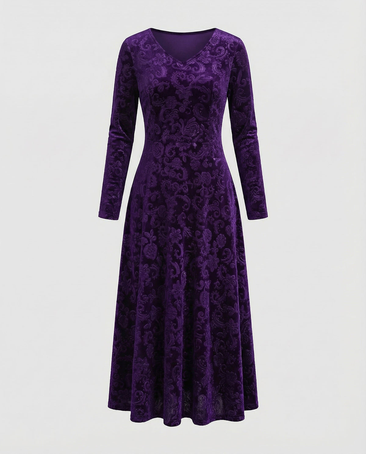 Figure-flattering Flared Dress