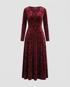 Figure-flattering Flared Dress