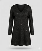 Women's Sequin Dress Long Sleeve