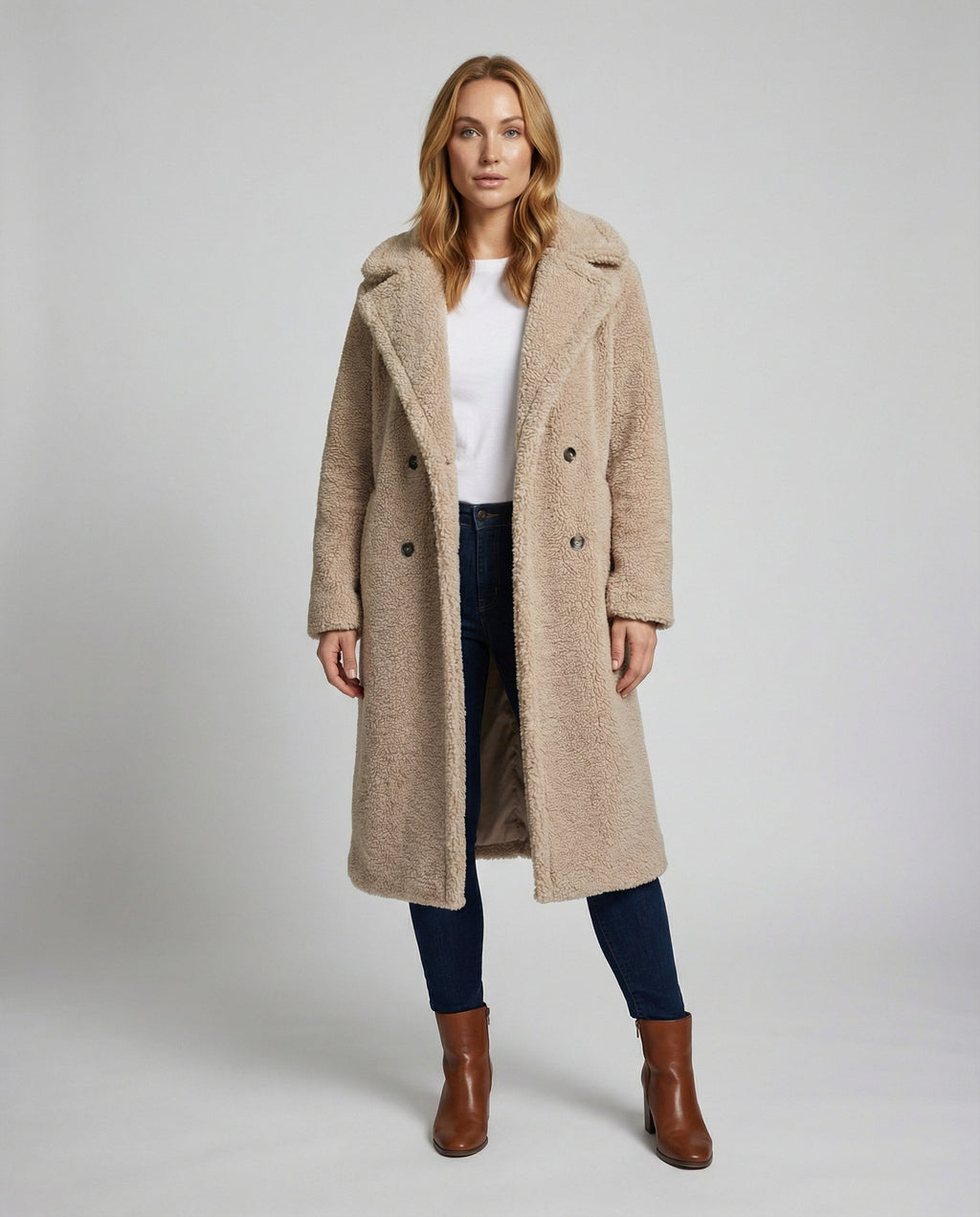 Teddy Faux Fur Coat Women