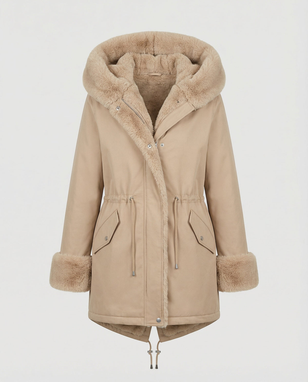 Elegant Women's Faux Fur Jacket