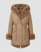 Elegant Women's Faux Fur Jacket