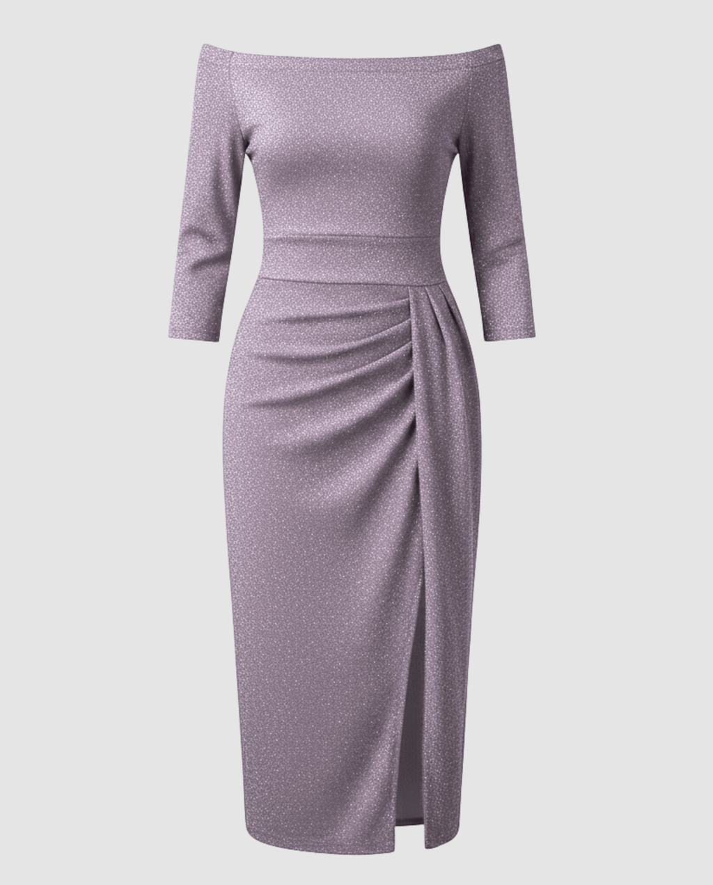 Shiny Evening Dress Women Elegant