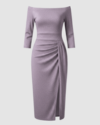 Shiny Evening Dress Women Elegant