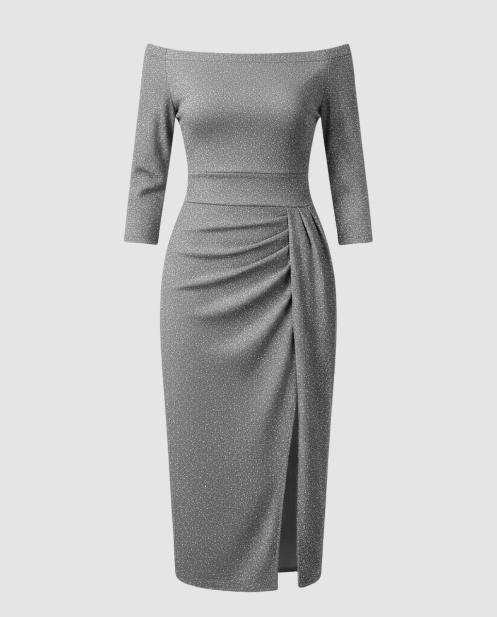 Shiny Evening Dress Women Elegant