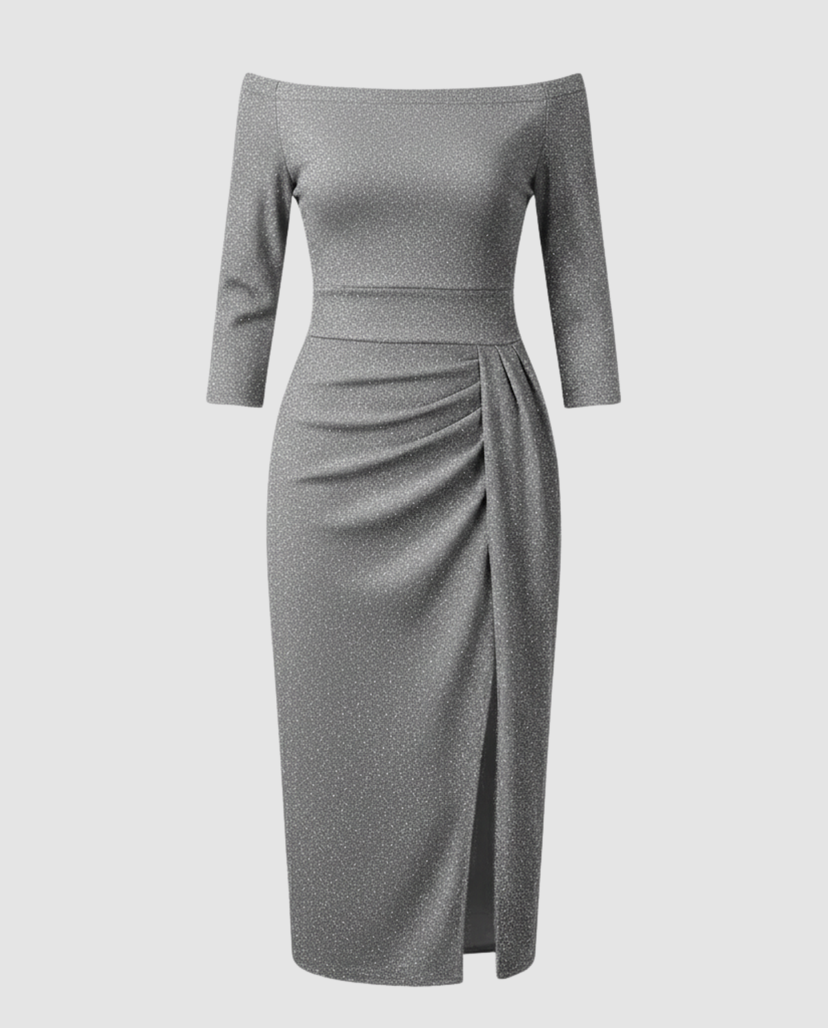 Shiny Evening Dress Women Elegant