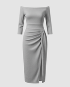 Shiny Evening Dress Women Elegant