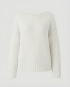 Oversized Pullover U Boat Neck
