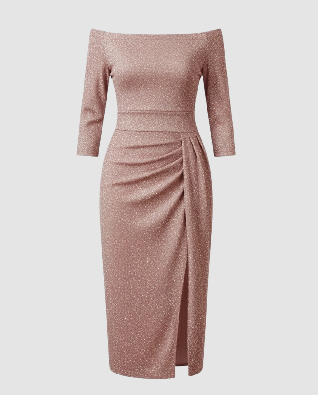 Shiny Evening Dress Women Elegant