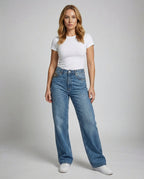 Retro Leopard Boyfriend Jeans