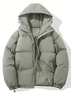 Warm Padded Jacket Hood Women