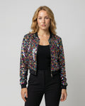 Sequin Bomber Jacket Women