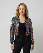 Sequin Bomber Jacket Women