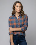 Women Check Pattern Blouse