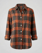 Women Check Pattern Blouse