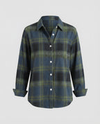 Women Check Pattern Blouse