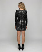 Golden Sequin Dress Women